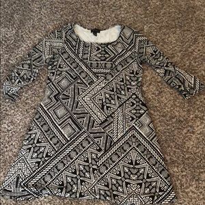 Aztec print dress